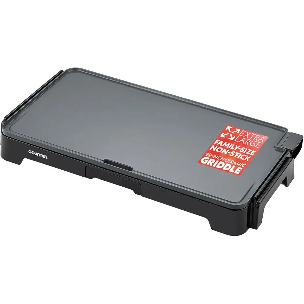 Extra Large 22 Nonstick Electric Griddle - Adjustable Temp, Pull-Out Tray, Compact Design
Extra Large 22 Nonstick Electric Griddle - Adjustable Temp, Pull-Out Tray, Compact Design