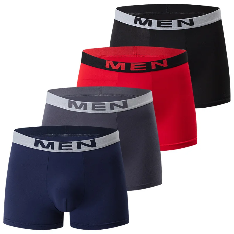 Men's Boxer Briefs High Elastic Plain Color Comfortable Boxer Briefs Panties Breathable Athletic Underwear
Men's Boxer Briefs High Elastic Plain Color Comfortable Boxer Briefs Panties Breathable Athletic Underwear