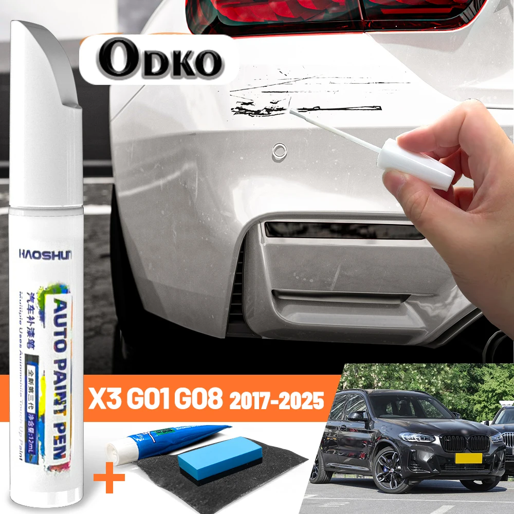 Карандаш-корректор для ремонта царапин на лакокрасочном покрытии автомобиля, воск для удаления царапин для BMW X3 G01 G08 2017-2025 2018 2019 2020 2021 2022 2023
Карандаш-корректор для ремонта царапин на лакокрасочном покрытии автомобиля, воск для удаления царапин для BMW X3 G01 G08 2017-2025 2018 2019 2020 2021 2022 2023