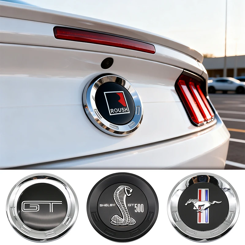 150mm Car Rear Trunk Emblem For Ford Mustang Tire Style ABS Badge 5.0 Roush Shelby GT500 Cobra Laguna Auto Tuning Accessories
150mm Car Rear Trunk Emblem For Ford Mustang Tire Style ABS Badge 5.0 Roush Shelby GT500 Cobra Laguna Auto Tuning Accessories