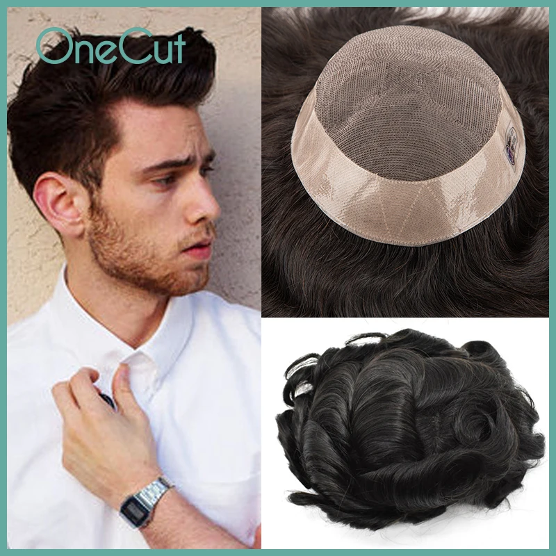 Fine Mono NPU Men's Prosthesis Hairpieces Men Toupee Durable Indian Remy Hair Replacement Systems 100% Natural Hair Wig For Men
Fine Mono NPU Men's Prosthesis Hairpieces Men Toupee Durable Indian Remy Hair Replacement Systems 100% Natural Hair Wig For Men