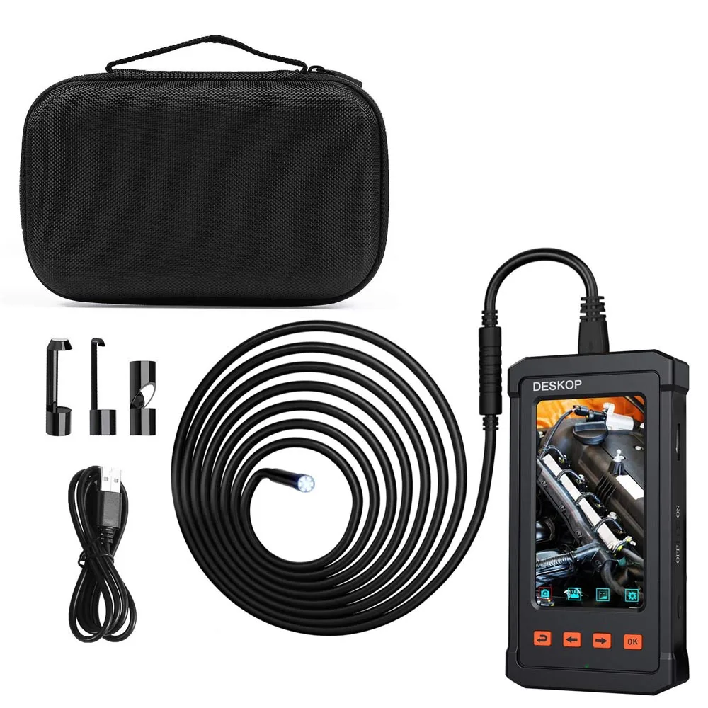 3.5 Meter Industrial Endoscope Ultra Slim Borescope With 5.5mm Micro Inspection Camera Waterproof Semi-Rigid 4.3inch PQ305
3.5 Meter Industrial Endoscope Ultra Slim Borescope With 5.5mm Micro Inspection Camera Waterproof Semi-Rigid 4.3inch PQ305