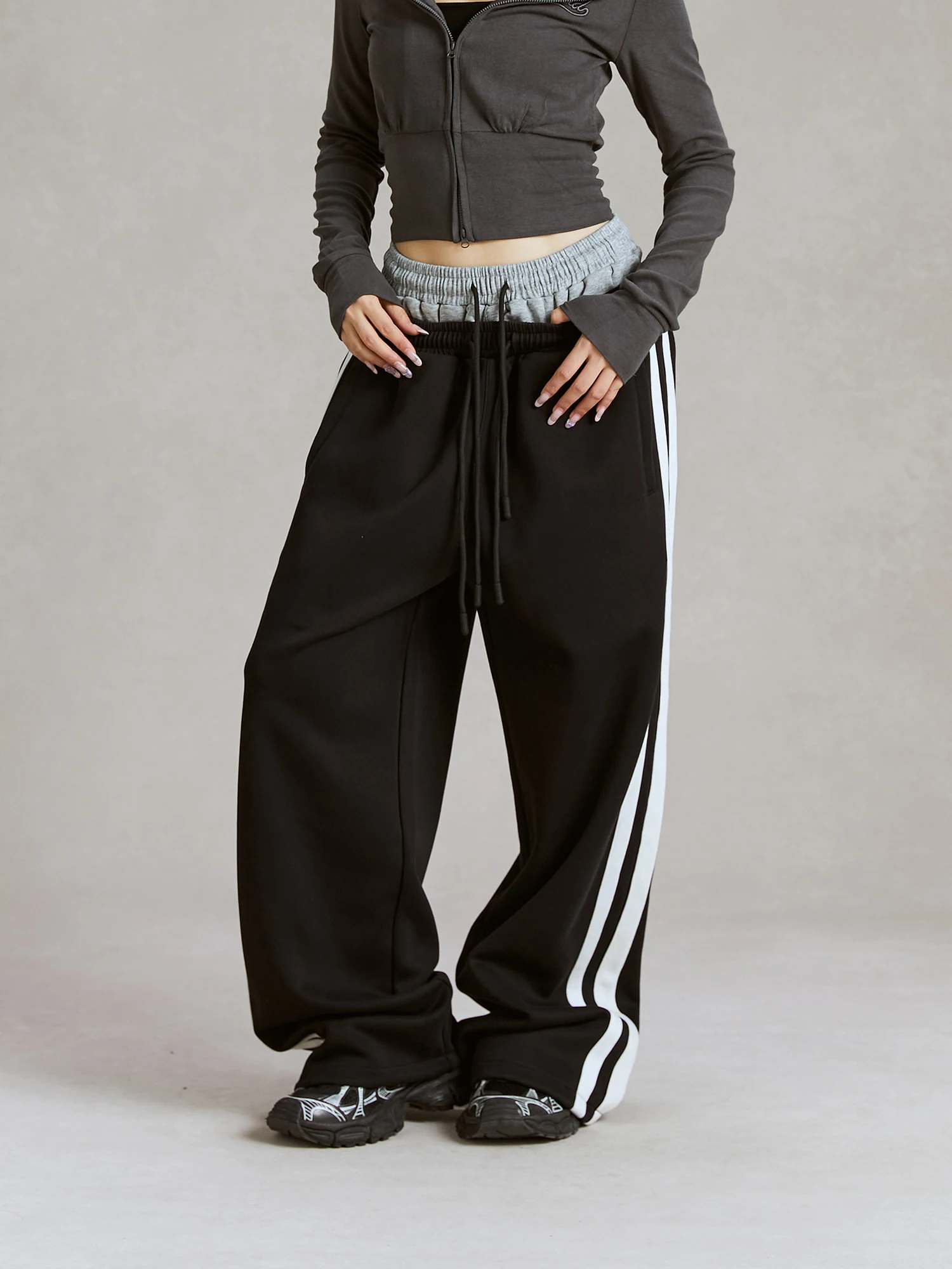American Sle Street Dance Jazz Dance Fake Two-Piece Sport Pants High Waist Long Cotton Polyester Spandex Straight Leg Trousers
American Sle Street Dance Jazz Dance Fake Two-Piece Sport Pants High Waist Long Cotton Polyester Spandex Straight Leg Trousers