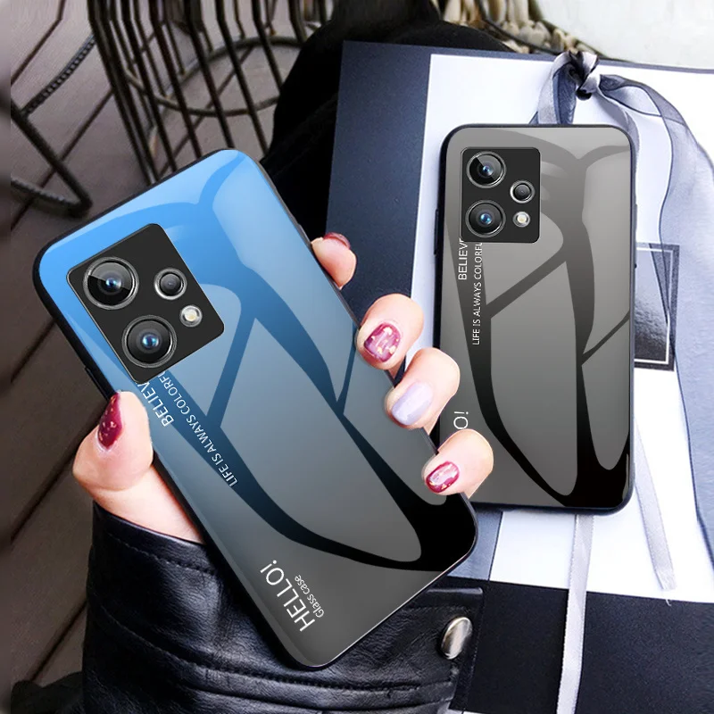 Tempered Glass Case For Realme 9 Pro Plus RMX3392 RMX3393 Gradient Glass Cover For Realme9 Pro Plus 5G Shockproof Hard Protector
Tempered Glass Case For Realme 9 Pro Plus RMX3392 RMX3393 Gradient Glass Cover For Realme9 Pro Plus 5G Shockproof Hard Protector