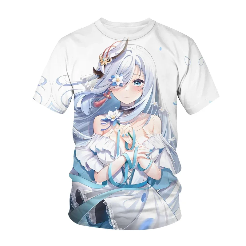 2024 Summer Japanese Anime ShenHe Sexy Girls Anime Game 3D Printing Otaku Love COSPLAY Street Casual Fashion Plus Size Loose Top
2024 Summer Japanese Anime ShenHe Sexy Girls Anime Game 3D Printing Otaku Love COSPLAY Street Casual Fashion Plus Size Loose Top