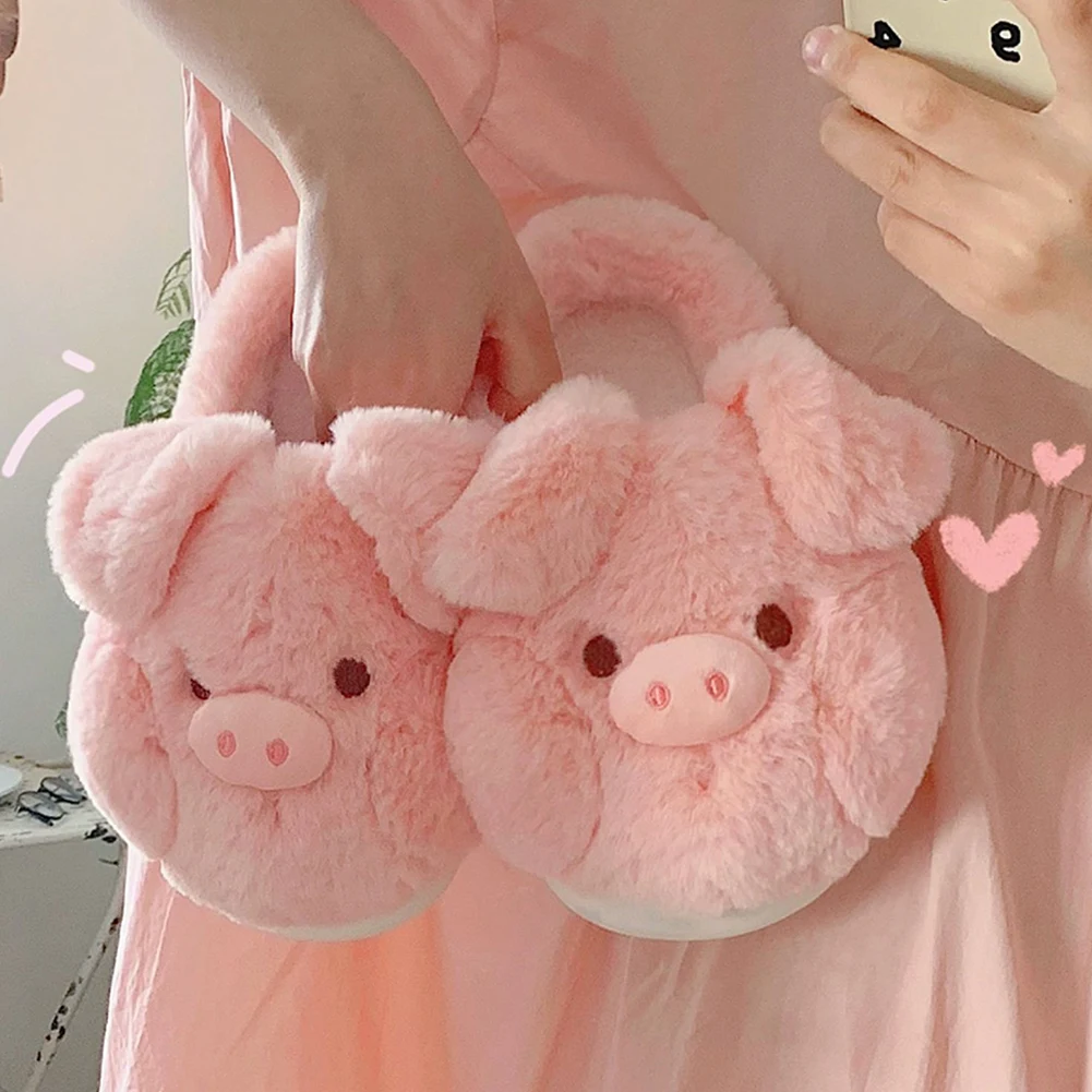 Осенне-зимние плюшевые тапочки, розовые термотапочки на плоской подошве со свиньей, нескользящие меховые тапочки на толстой подошве, удобные теплые тапочки с животными
Осенне-зимние плюшевые тапочки, розовые термотапочки на плоской подошве со свиньей, нескользящие меховые тапочки на толстой подошве, удобные теплые тапочки с животными