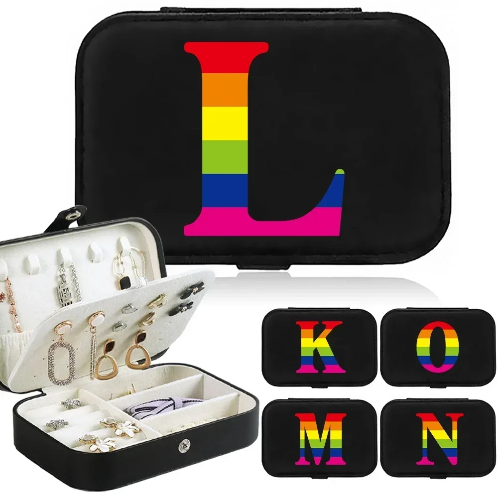 Earrings Storage Bag Jewelry Box Ring Holder Desktop Drawer Necklace Holder PU Leather Jewel Letter Shaped Rainbow Fashion 2023
Earrings Storage Bag Jewelry Box Ring Holder Desktop Drawer Necklace Holder PU Leather Jewel Letter Shaped Rainbow Fashion 2023
