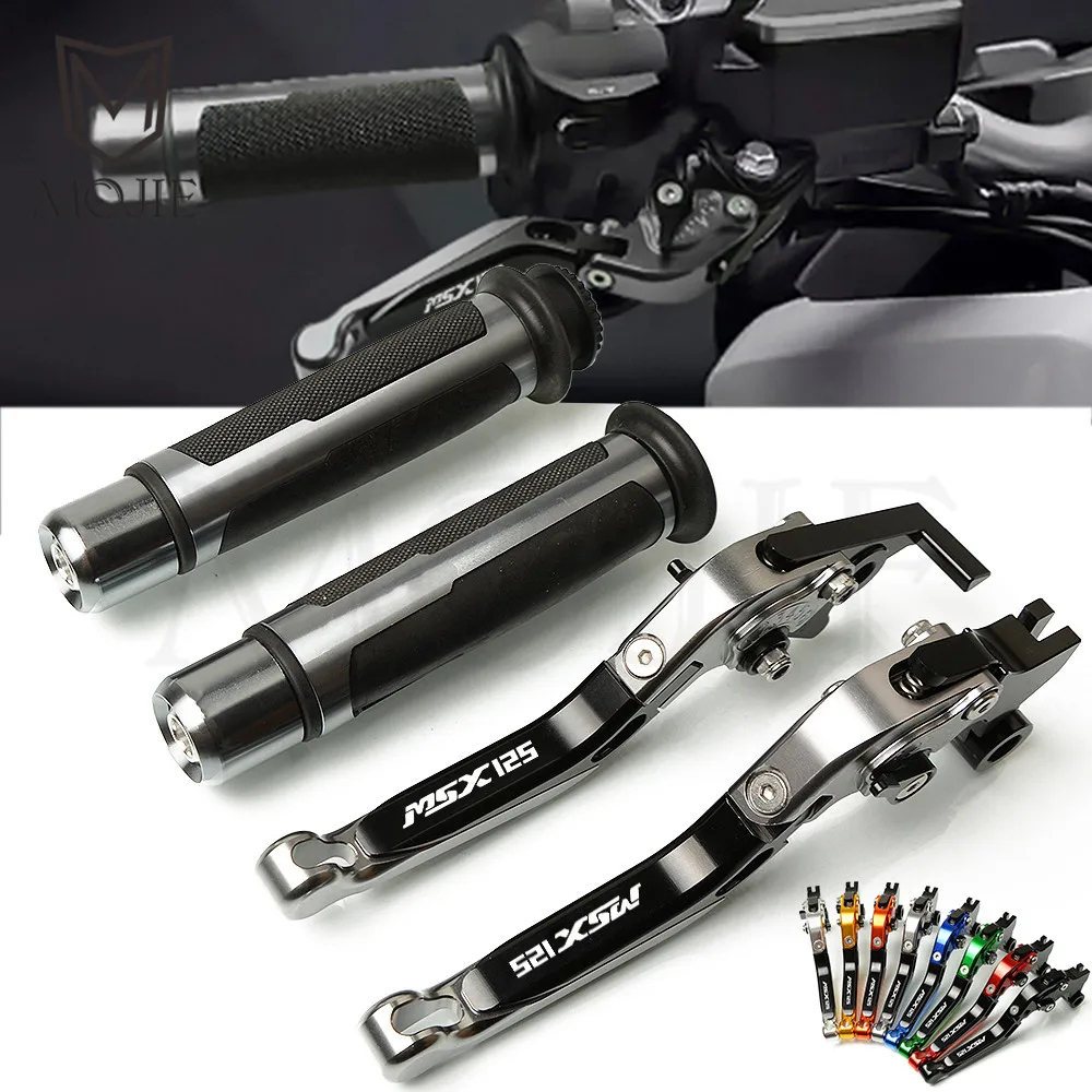 For Honda MSX125 MSX 125 2014-2017 2015 2016 Motorcycle CNC Adjustable Foldable Extending Brake Clutch Lever Handle Grips Set
For Honda MSX125 MSX 125 2014-2017 2015 2016 Motorcycle CNC Adjustable Foldable Extending Brake Clutch Lever Handle Grips Set