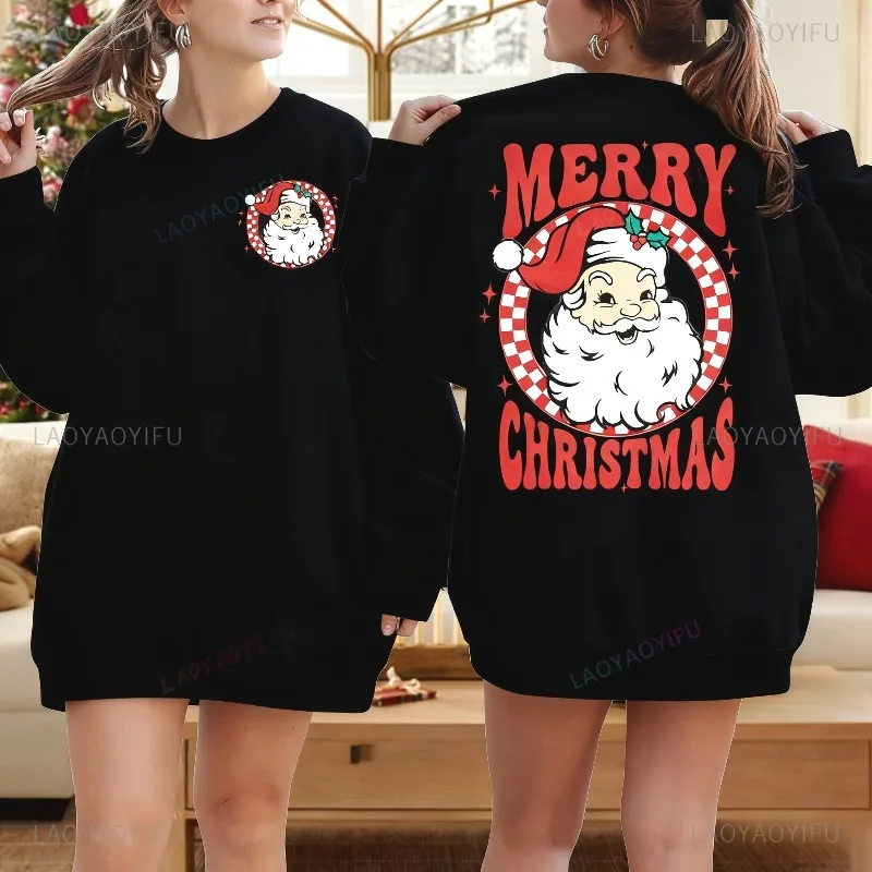 Merry Christmas Santa Sweatshirt Women Christmas Shirt Santa Claus Sweater Xmas Retro Hoodie Xmas Sweatshirt Women's Hoodie
Merry Christmas Santa Sweatshirt Women Christmas Shirt Santa Claus Sweater Xmas Retro Hoodie Xmas Sweatshirt Women's Hoodie