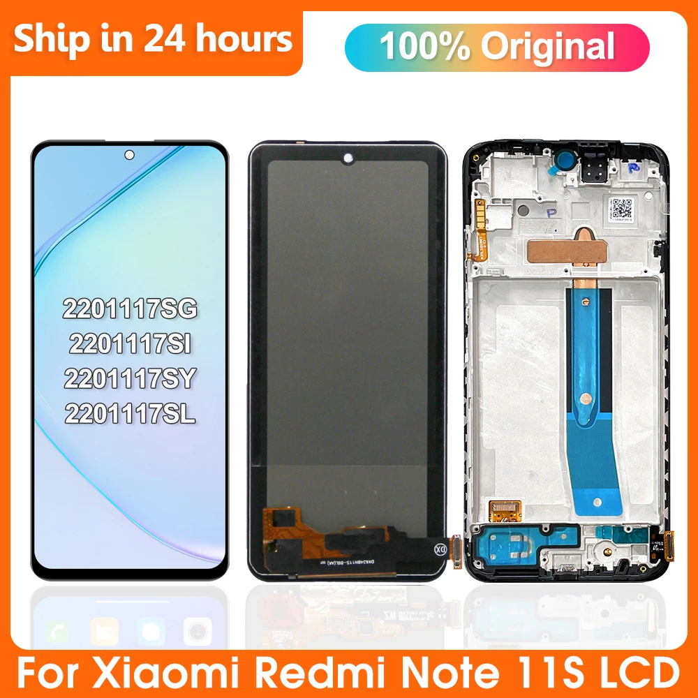 ЖК-дисплей 6,43 дюйма для Xiaomi Redmi Note 11s, сенсорный экран с дигитайзером в сборе, замена для 2201117SG, 2201117SI LCD
ЖК-дисплей 6,43 дюйма для Xiaomi Redmi Note 11s, сенсорный экран с дигитайзером в сборе, замена для 2201117SG, 2201117SI LCD