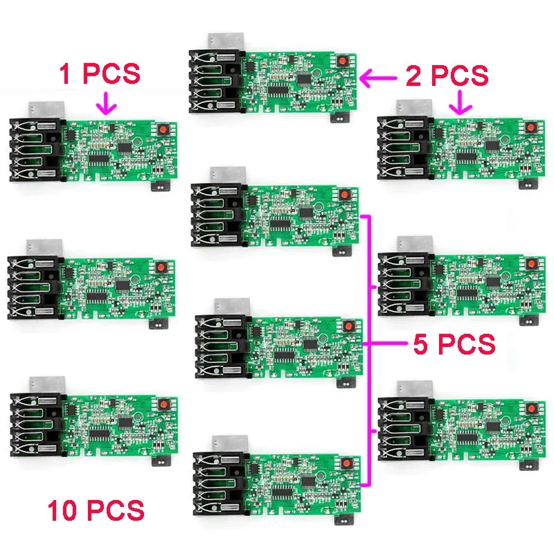 Защитная печатная плата для зарядки M18 PCB для Milwaukee 18V 3Ah 4Ah 5Ah 6Ah Li-Ion аккумуляторная печатная плата
Защитная печатная плата для зарядки M18 PCB для Milwaukee 18V 3Ah 4Ah 5Ah 6Ah Li-Ion аккумуляторная печатная плата