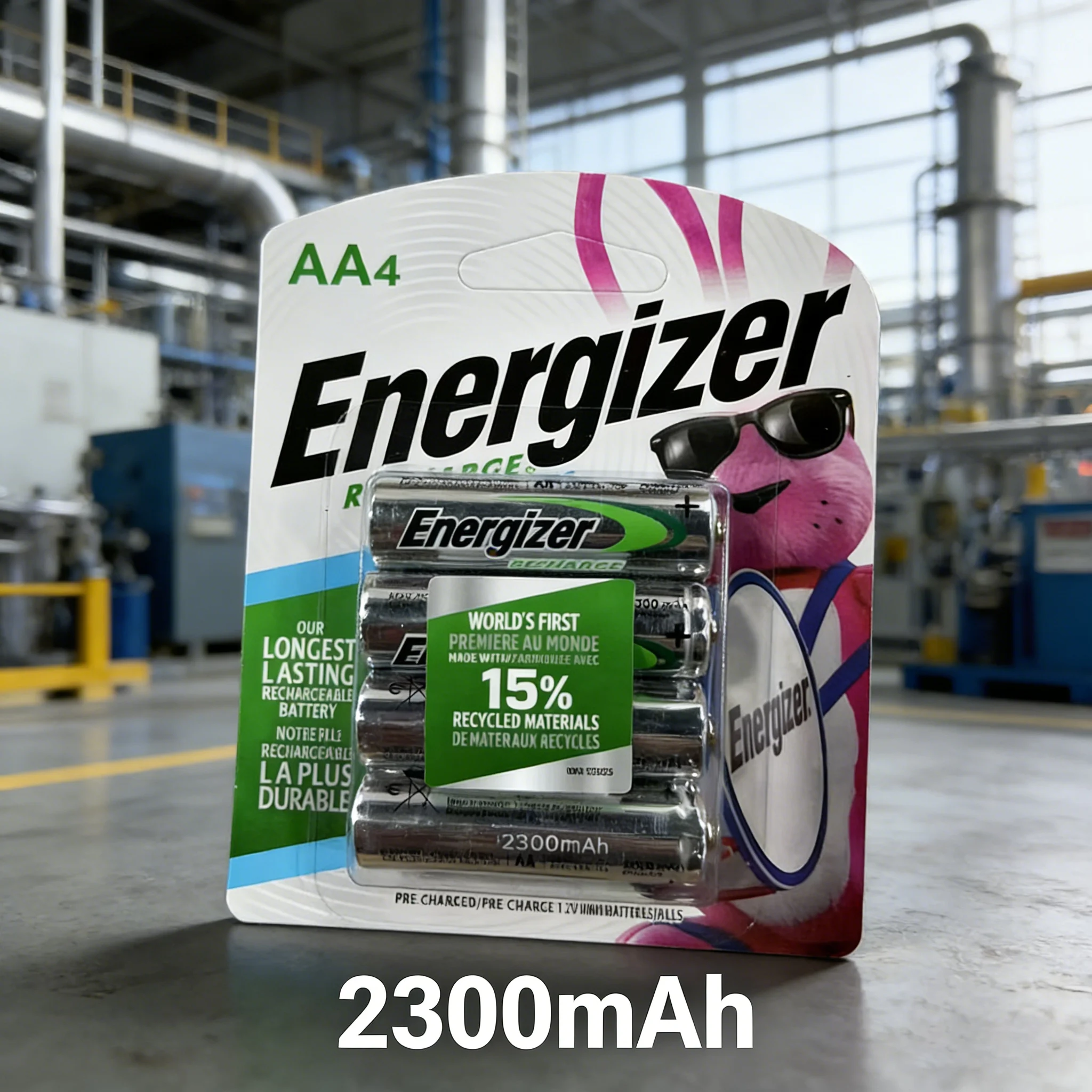 Energizer AA 2300mAh Pre-Charged Ni-MH 1.2V Rechargeable Batteries 4-Pack for Flashlights Toys Remote Controls
Energizer AA 2300mAh Pre-Charged Ni-MH 1.2V Rechargeable Batteries 4-Pack for Flashlights Toys Remote Controls