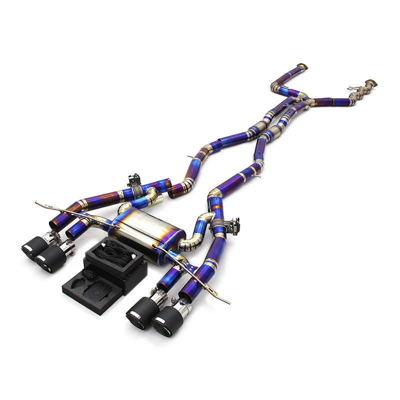 Valvetronic Exhaust Catback System With Remote Control For BMW M3 G80 3.0T 2019-2023 Titanium Cat Back Exhaust Pipes Escape
Valvetronic Exhaust Catback System With Remote Control For BMW M3 G80 3.0T 2019-2023 Titanium Cat Back Exhaust Pipes Escape