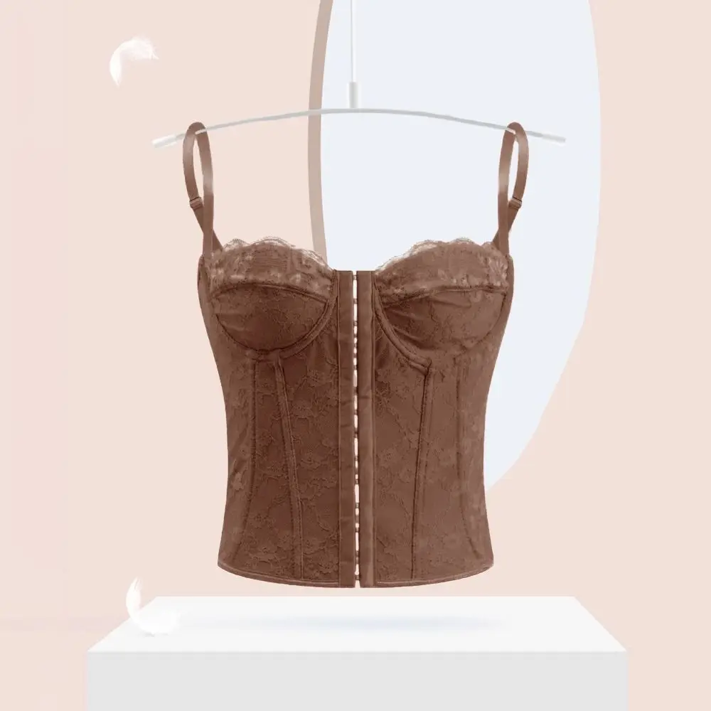 Elegant Hollow Lace Camisole Sleeveless Tanks Lace Corset Slim Fit Streetwear Crop Tops Travel
Elegant Hollow Lace Camisole Sleeveless Tanks Lace Corset Slim Fit Streetwear Crop Tops Travel