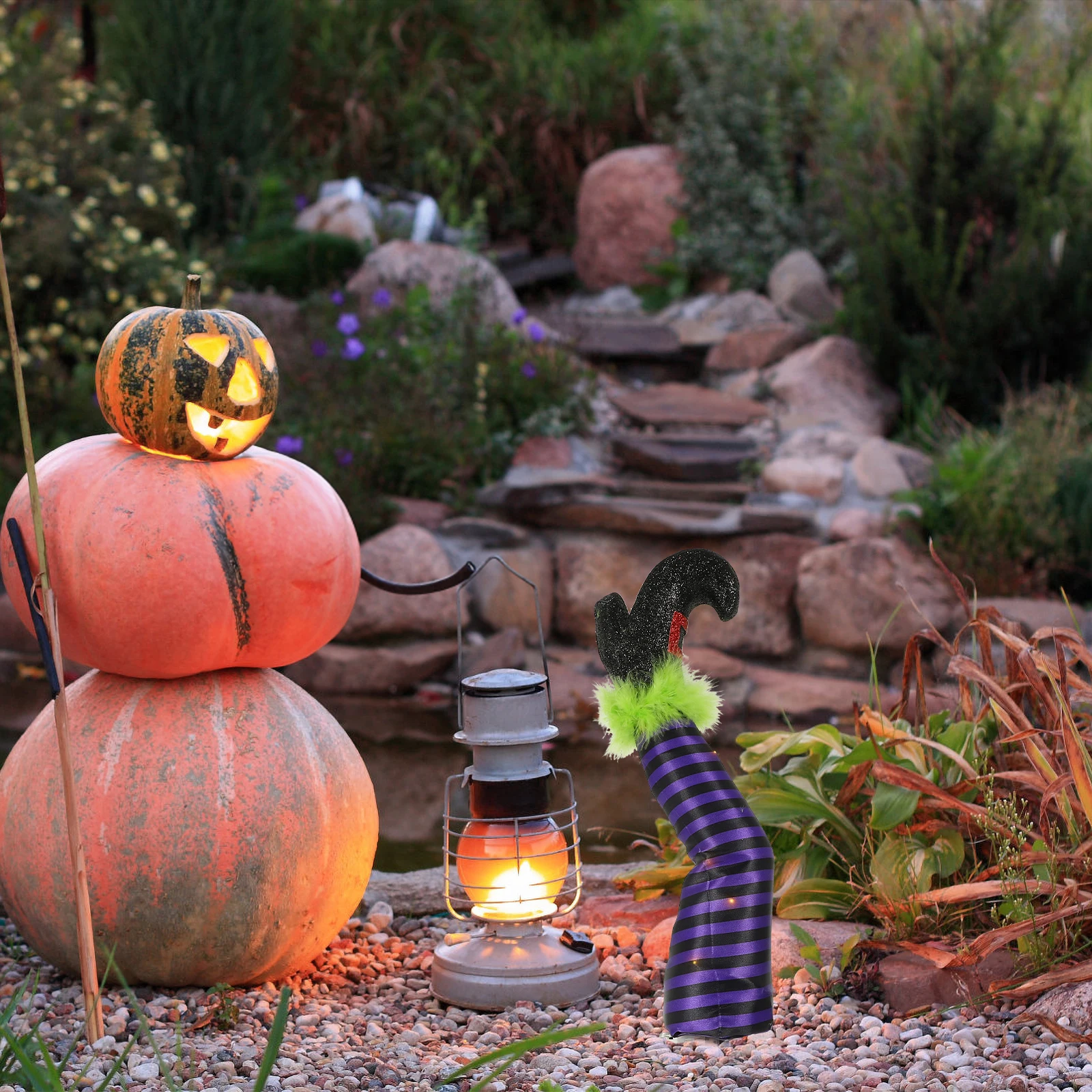 Halloween Witch Leg Stake LED Lights for Yard Decorations Garden Signs Outdoor Props Mini Haunted House nament Halloween Decor
Halloween Witch Leg Stake LED Lights for Yard Decorations Garden Signs Outdoor Props Mini Haunted House nament Halloween Decor