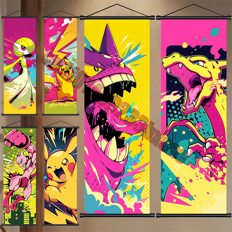 Anime Pokemon Poster Character Gengar Charizard Pikachu Lucario Home Background Wall Art Deco Cloth Scroll Drawing Gift
Anime Pokemon Poster Character Gengar Charizard Pikachu Lucario Home Background Wall Art Deco Cloth Scroll Drawing Gift