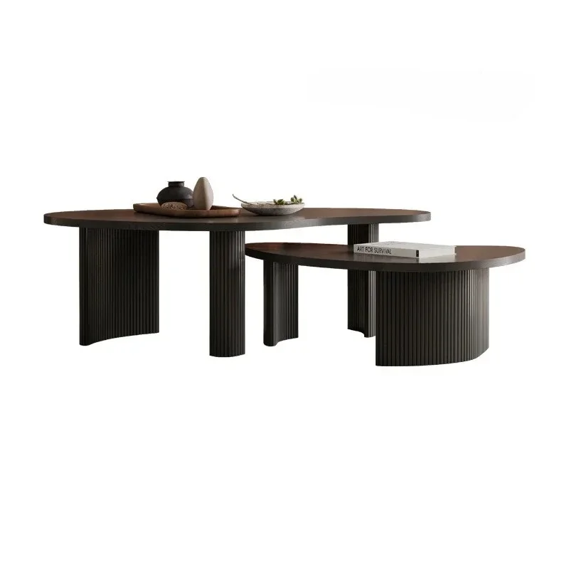 Solid Wood Coffee Table Combination French Retro Special-Shaped Tall and Short Designer Living Room Coffee Table
Solid Wood Coffee Table Combination French Retro Special-Shaped Tall and Short Designer Living Room Coffee Table