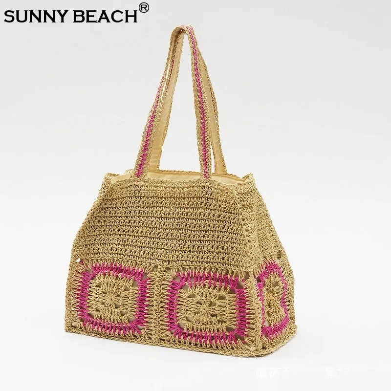 Fashion Shoulder Straw Hollow Out Handbags Women Bolsas Female Designer Crochet Stitch Tote Purse
Fashion Shoulder Straw Hollow Out Handbags Women Bolsas Female Designer Crochet Stitch Tote Purse