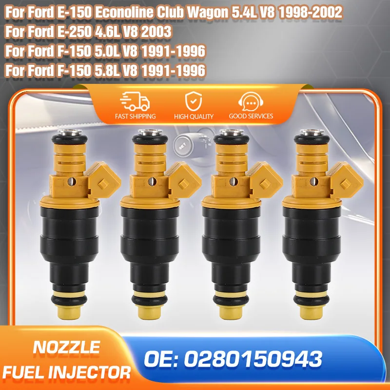 Fuel Injector Nozzle For Ford F150 4.6L 5.4L V8 1997 1998 1999 2000 2001 2002 2003 Ford F250 F350 Super Duty 5.4L V8 1999-2003
Fuel Injector Nozzle For Ford F150 4.6L 5.4L V8 1997 1998 1999 2000 2001 2002 2003 Ford F250 F350 Super Duty 5.4L V8 1999-2003