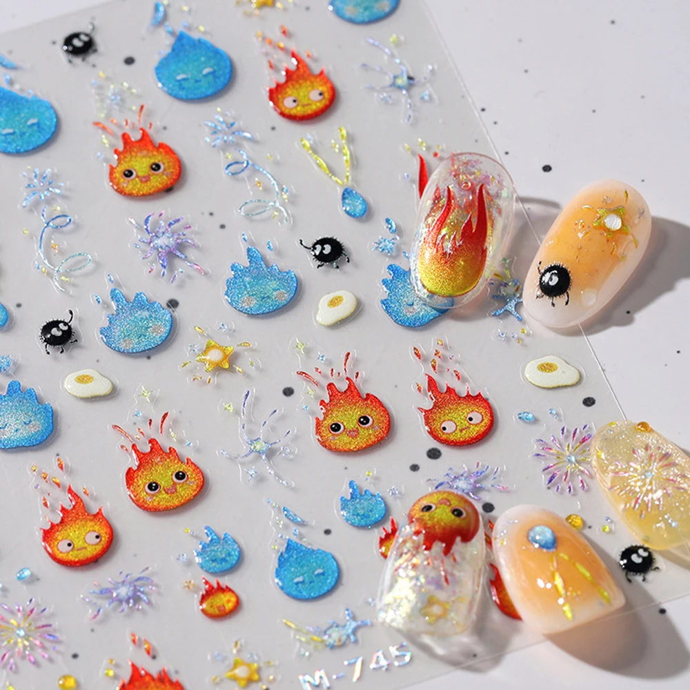 Hot Silver Cartoon Character Ice and Fire Mans Funny Lovely Cute Stars Firework Self Adhesive 5D Nail Art Sticker Manicure Decal
Hot Silver Cartoon Character Ice and Fire Mans Funny Lovely Cute Stars Firework Self Adhesive 5D Nail Art Sticker Manicure Decal