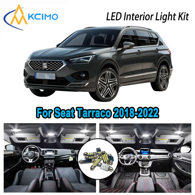 For Seat Tarraco 2018-2022 2019 2020 2021 Premium Bright LED Interior Dome Map Trunk Light Kit Car Led Lamps Canbus No Error
For Seat Tarraco 2018-2022 2019 2020 2021 Premium Bright LED Interior Dome Map Trunk Light Kit Car Led Lamps Canbus No Error
