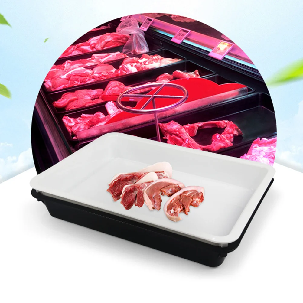 Pork Tray Thicken Anti-Slip Bottom Food Grade Plastic Storage Container For Supermarket Kitchen Meat Seafood Fresh-Keeping
Pork Tray Thicken Anti-Slip Bottom Food Grade Plastic Storage Container For Supermarket Kitchen Meat Seafood Fresh-Keeping
