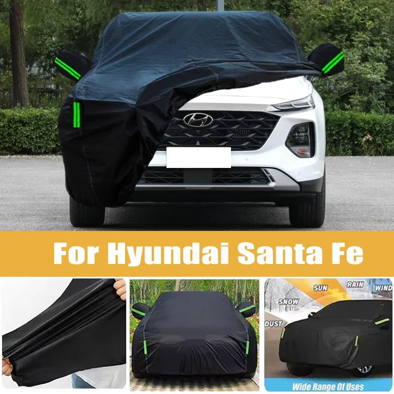 For Hyundai Santa Fe Full Car Cover Four Seasons Outdoor Sun Anti UV Rain Snow Dust Protection Oxford Cloth Accessories
For Hyundai Santa Fe Full Car Cover Four Seasons Outdoor Sun Anti UV Rain Snow Dust Protection Oxford Cloth Accessories