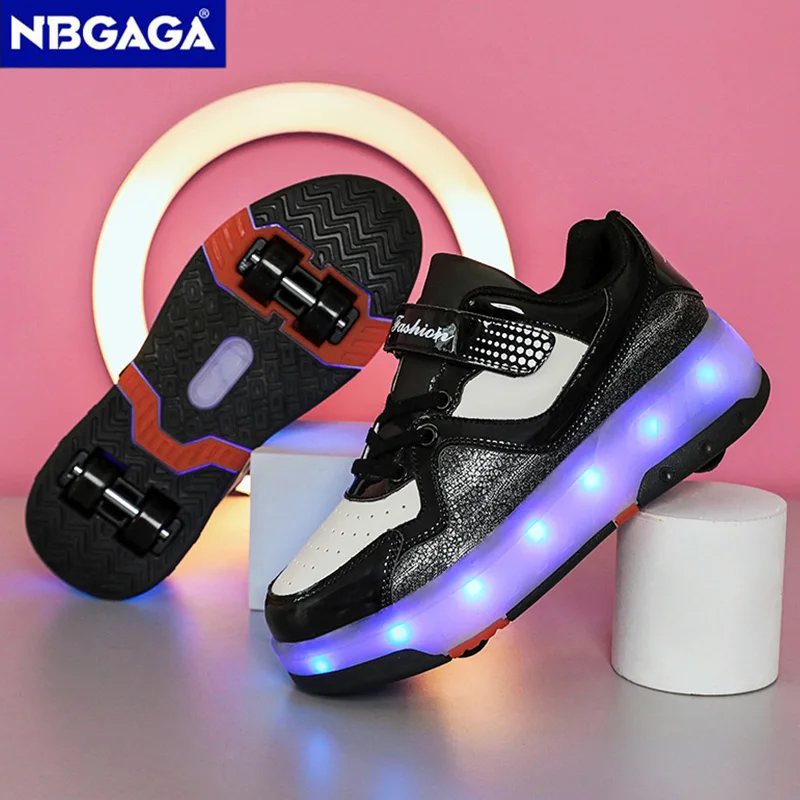 Детские роликовые коньки со светодиодной мигающей подсветкой, 4-колесные роликовые кроссовки для мальчиков и девочек, повседневная светящаяся обувь для занятий спортом на открытом воздухе
Детские роликовые коньки со светодиодной мигающей подсветкой, 4-колесные роликовые кроссовки для мальчиков и девочек, повседневная светящаяся обувь для занятий спортом на открытом воздухе