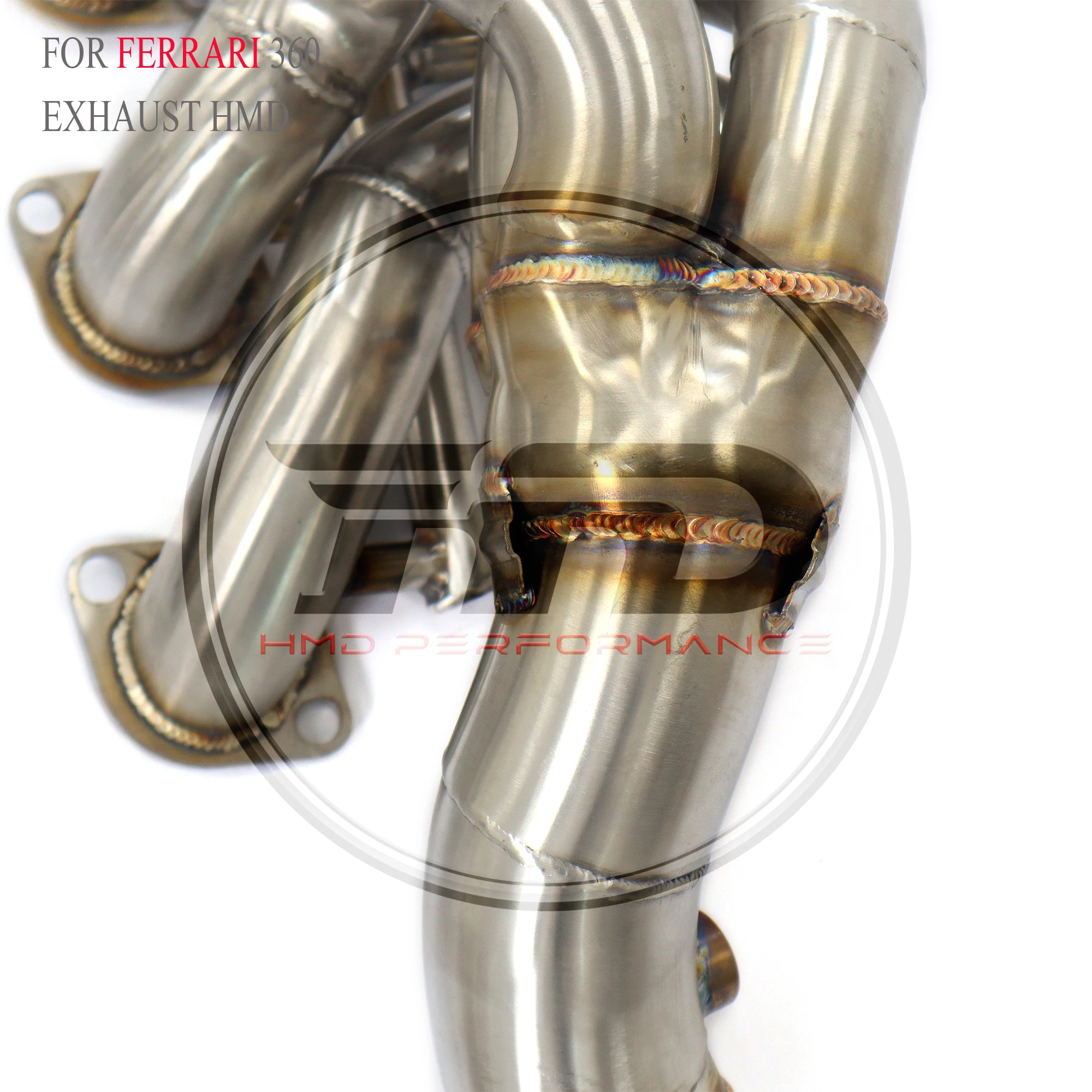 HMD Hot Sales SS304 Exhaust for Ferrari 360 Straight Through Manifold Without Heat Shield Easy Installation
HMD Hot Sales SS304 Exhaust for Ferrari 360 Straight Through Manifold Without Heat Shield Easy Installation