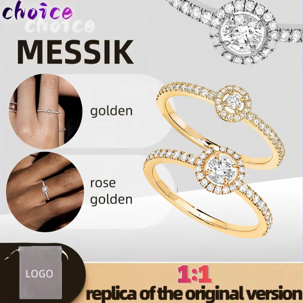 18k Platinum Wedding Ring Pure Silver s925 Simple Round Full Diamond JOY Round Diamond Series Messik Family Women's Ring
18k Platinum Wedding Ring Pure Silver s925 Simple Round Full Diamond JOY Round Diamond Series Messik Family Women's Ring