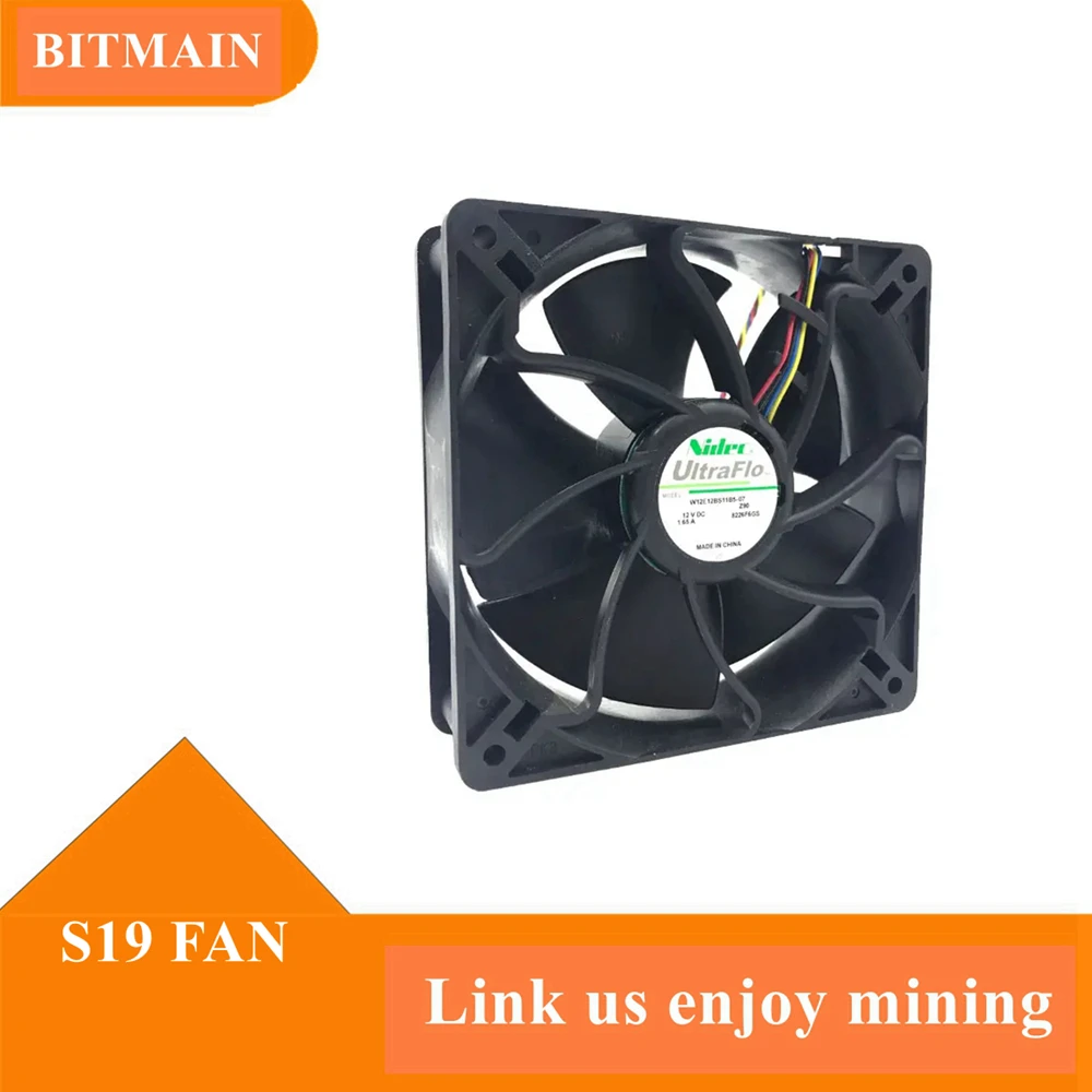 12V 1.65A Antminer Nidec S17 S19 Heat dissipation 12038 Fans Original High Speed
12V 1.65A Antminer Nidec S17 S19 Heat dissipation 12038 Fans Original High Speed