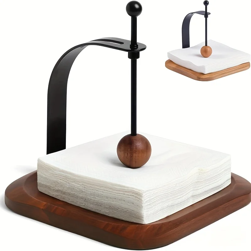 Creative Wooden Napkin Holder with Weighted Wood Ball Windproof Table Napkin for Dining Kitchen Cafe Picnic Display Rack
Creative Wooden Napkin Holder with Weighted Wood Ball Windproof Table Napkin for Dining Kitchen Cafe Picnic Display Rack