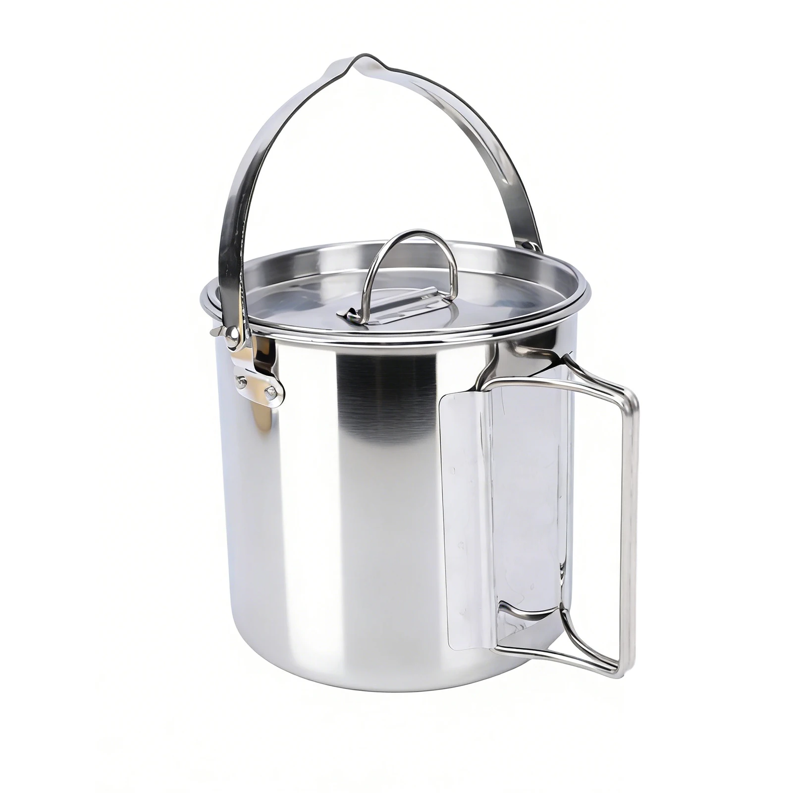 Outdoor Camping Kettle - Stainless Steel 1.2L Tea Pot Foldable Handle Portable Kettle for Camping, Hiking,Durable Cookware
Outdoor Camping Kettle - Stainless Steel 1.2L Tea Pot Foldable Handle Portable Kettle for Camping, Hiking,Durable Cookware
