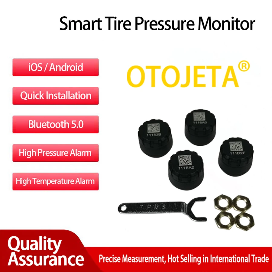 Car TPMS Bluetooth 5.0 Tire Pressure Monitoring System Mobile Phone Connect Motorcycle Car Tyre Pressure Sensor For LOS Android
Car TPMS Bluetooth 5.0 Tire Pressure Monitoring System Mobile Phone Connect Motorcycle Car Tyre Pressure Sensor For LOS Android