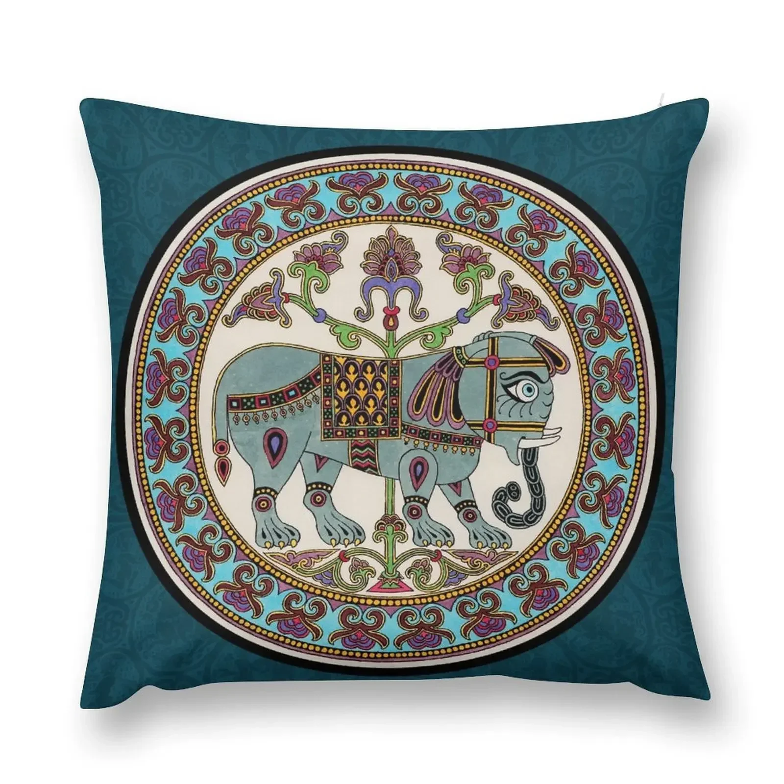 Byzantine elephant Medieval illumination Throw Pillow christmas decorations 2025 New year pillow
Byzantine elephant Medieval illumination Throw Pillow christmas decorations 2025 New year pillow
