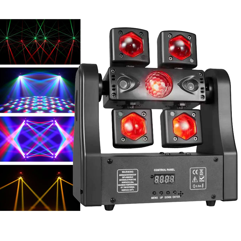 Светодиодные лазерные светильники 4IN1 Effect Magic Ball Lazer Lights DMX 100W с дистанционным управлением для дискотек и диджеев
Светодиодные лазерные светильники 4IN1 Effect Magic Ball Lazer Lights DMX 100W с дистанционным управлением для дискотек и диджеев