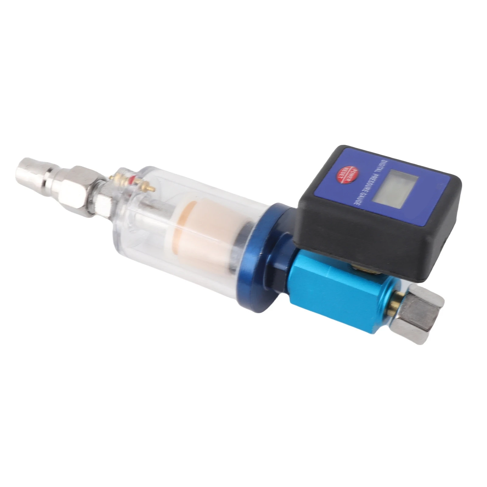 Water Trap Filter Meter Digital Air Regulator Pressure Display Meter Water Trap Filter MF08 MF01 with Connector 1/4in Thread
Water Trap Filter Meter Digital Air Regulator Pressure Display Meter Water Trap Filter MF08 MF01 with Connector 1/4in Thread