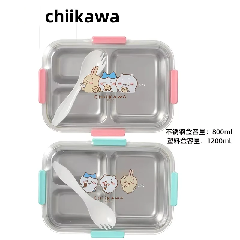 New Kawaii Chiikawa 800ML Cartoon Stainless Steel Lunch Box Anime Usagi Girl's Heart Cute Large Capacity Bento Box Gift
New Kawaii Chiikawa 800ML Cartoon Stainless Steel Lunch Box Anime Usagi Girl's Heart Cute Large Capacity Bento Box Gift