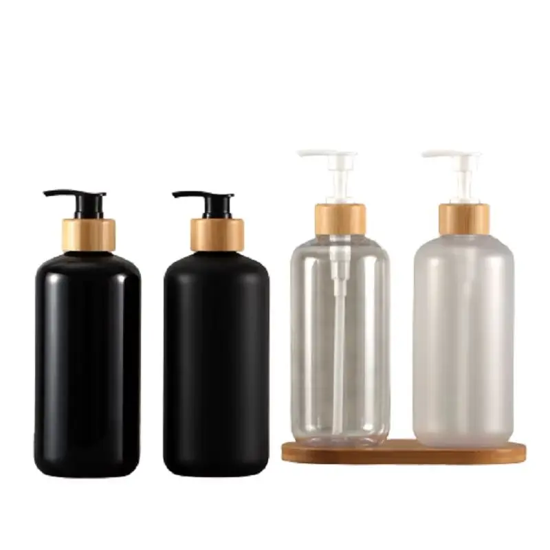 10Pcs Lotion Bottle Refillable 17oz Empty Plastic Round Shoulder Bamboo Wood Pump 500ML Cosmetic Packaging Empty Shampoo Bottles
10Pcs Lotion Bottle Refillable 17oz Empty Plastic Round Shoulder Bamboo Wood Pump 500ML Cosmetic Packaging Empty Shampoo Bottles