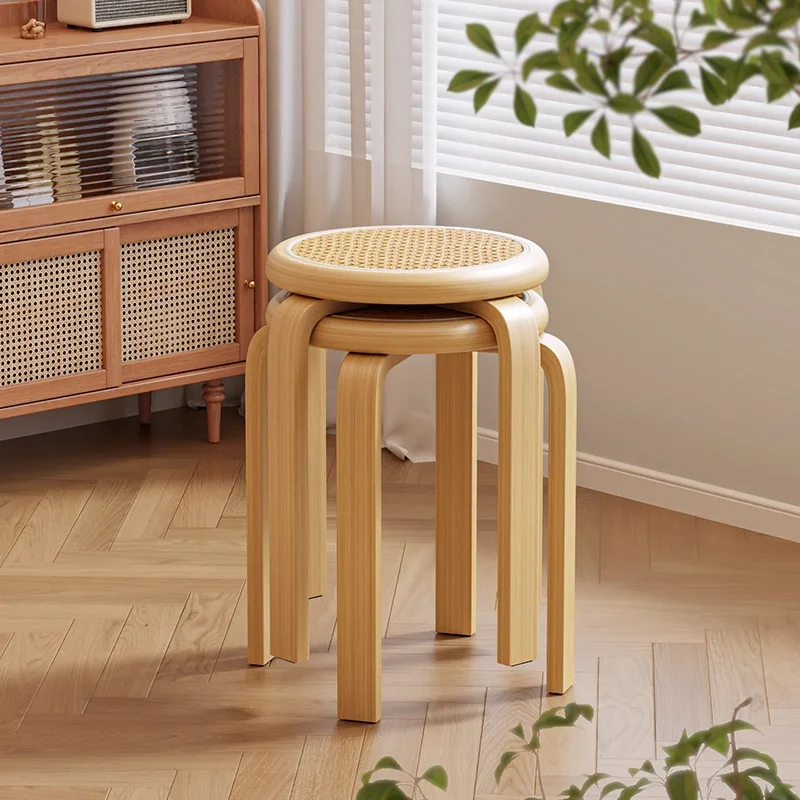 Solid wood rattan round stool medieval dining chair living room tea table stool bench dining room spare dining stool
Solid wood rattan round stool medieval dining chair living room tea table stool bench dining room spare dining stool