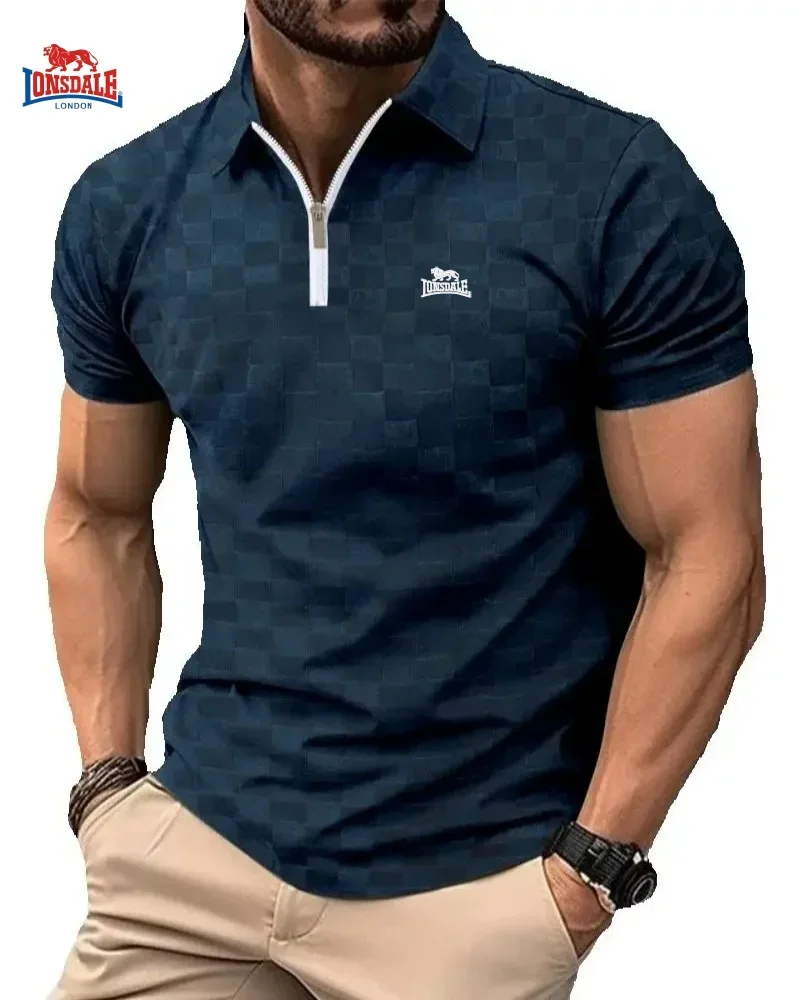 Summer Men's High-quality Short Sleeved Polo Shirt, Fashionable and Casual Outdoor Sports Multifunctional Top
Summer Men's High-quality Short Sleeved Polo Shirt, Fashionable and Casual Outdoor Sports Multifunctional Top