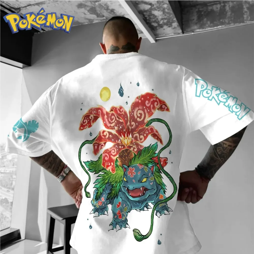 Футболка с двусторонним принтом Pokémon Anime Venusaur, мужская и женская летняя новинка с короткими рукавами в стиле Харадзюку, свободный повседневный топ
Футболка с двусторонним принтом Pokémon Anime Venusaur, мужская и женская летняя новинка с короткими рукавами в стиле Харадзюку, свободный повседневный топ