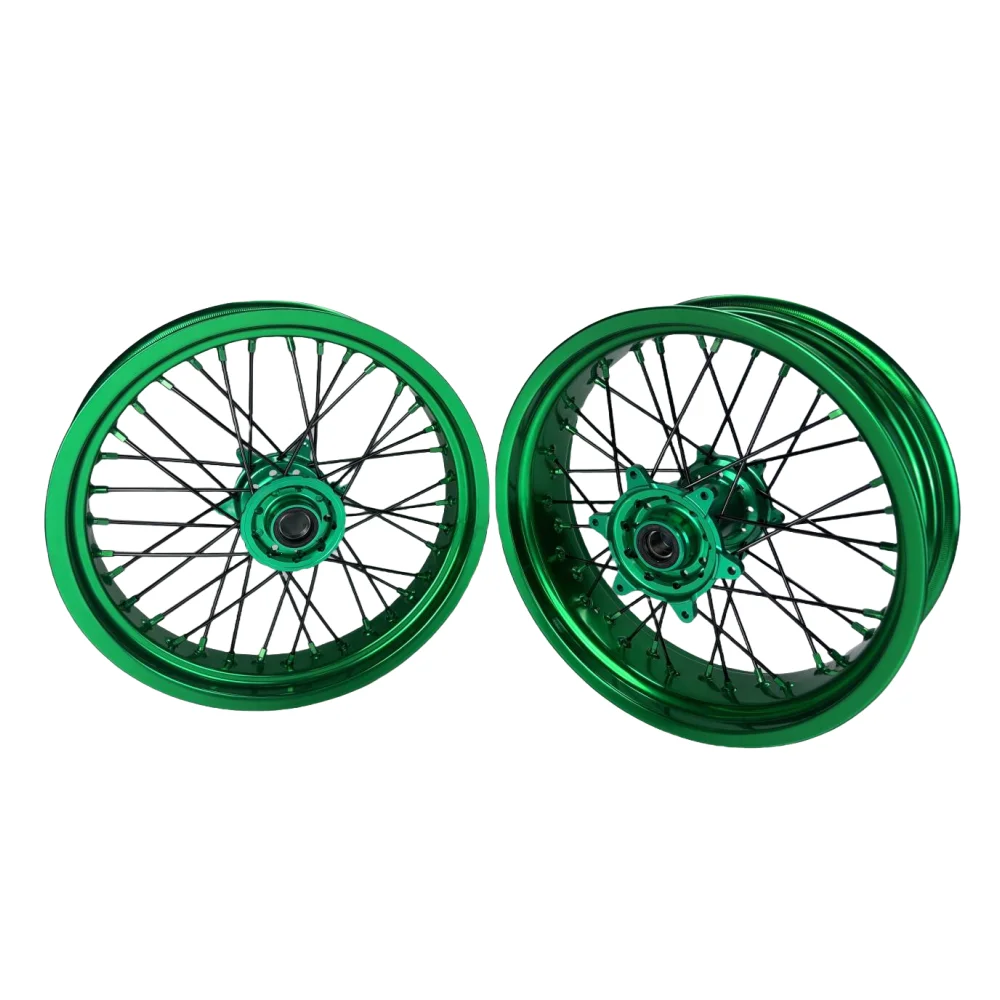 Wholesale Price 17'' Supermoto Wheel Sets for Kawasaki(KX/KXF125/250/450: 2003-2025)
Wholesale Price 17'' Supermoto Wheel Sets for Kawasaki(KX/KXF125/250/450: 2003-2025)