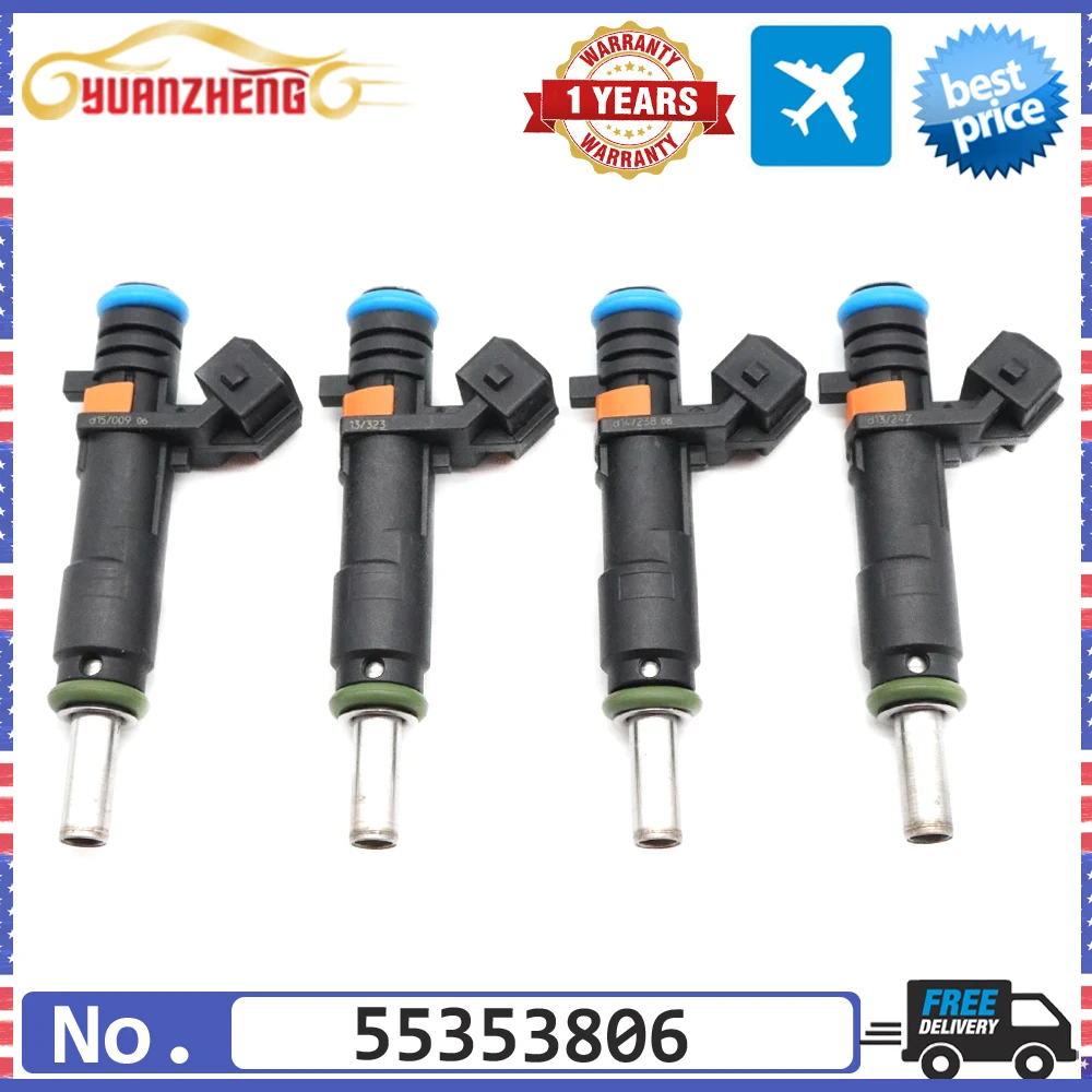 НОВЫЕ 4 шт. топливные форсунки 55353806 Для Opel Astra J Zafira-C A Chevrolet Trax 2013-2018 Cruze 2010-2016 1.8L L4
НОВЫЕ 4 шт. топливные форсунки 55353806 Для Opel Astra J Zafira-C A Chevrolet Trax 2013-2018 Cruze 2010-2016 1.8L L4