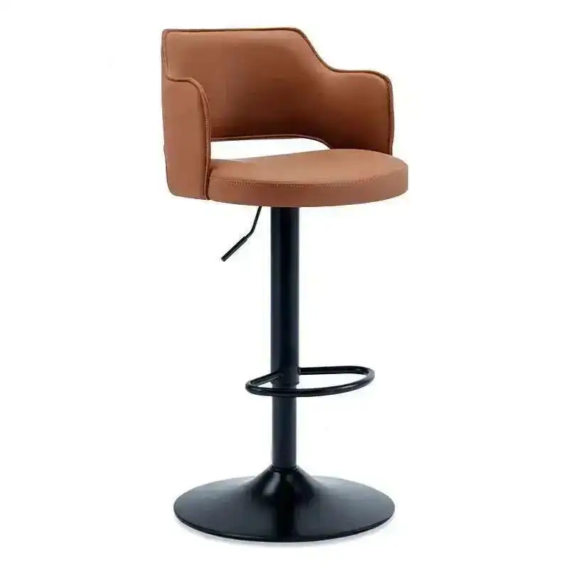 Modern Wrought Iron Lift Swivel Bar Stool Leather Back Bar Chairs for Kitchen Island Simple Home High Stools 의자 Bar Furniture
Modern Wrought Iron Lift Swivel Bar Stool Leather Back Bar Chairs for Kitchen Island Simple Home High Stools 의자 Bar Furniture