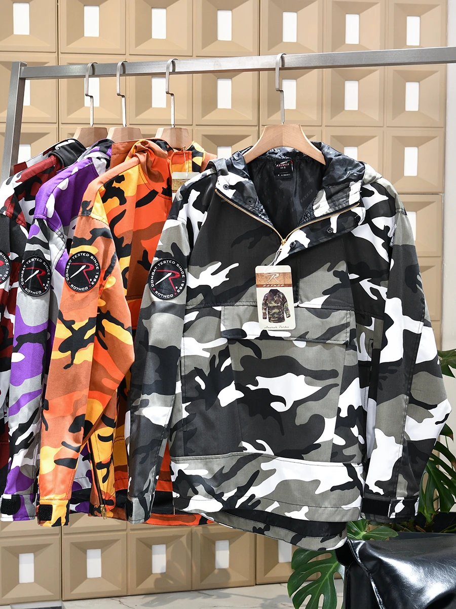 Outdoor Men's Camouflage Hooded Jacket Waterproof Workwear Fashionable Autumn Spring Loose Fit Youth Urban Style Long Sleeve
Outdoor Men's Camouflage Hooded Jacket Waterproof Workwear Fashionable Autumn Spring Loose Fit Youth Urban Style Long Sleeve