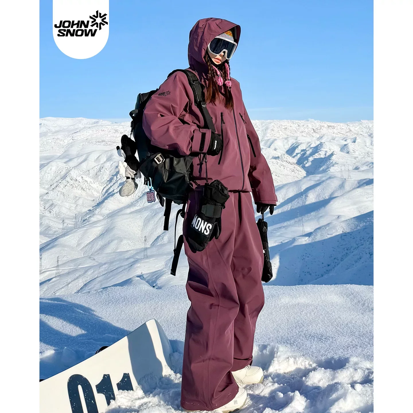 2026 Johnnow Hardshell Skiwear Set Single Board 3L Women's Super Beautiful Men's Professional Waterproof New Snowcoat
2026 Johnnow Hardshell Skiwear Set Single Board 3L Women's Super Beautiful Men's Professional Waterproof New Snowcoat