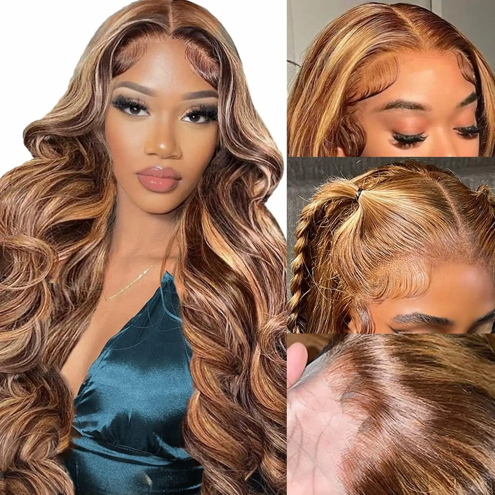13x4 Hd Transparent Loose Wave 30 Inch Colored Highlight Human Hair Wigs Brazilian Glueless Body Wave Lace Front Wigs For Women
13x4 Hd Transparent Loose Wave 30 Inch Colored Highlight Human Hair Wigs Brazilian Glueless Body Wave Lace Front Wigs For Women