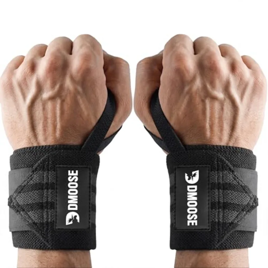 Wrist Wraps for Weightlifting 18" - Heavy Duty Gym Wrap with Hand Thumb Loop for Support and Pain Relief, USPA Approved Powerli
Wrist Wraps for Weightlifting 18" - Heavy Duty Gym Wrap with Hand Thumb Loop for Support and Pain Relief, USPA Approved Powerli