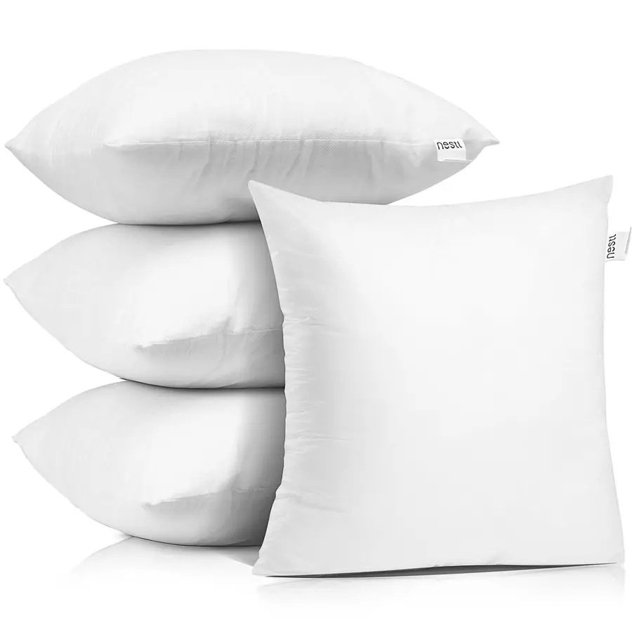 Plain Throw Pillows 22x22 Inches Decorative Pillow Insert Square Throw Pillow Inserts 4 Pack Premium Down Alternative Polyester
Plain Throw Pillows 22x22 Inches Decorative Pillow Insert Square Throw Pillow Inserts 4 Pack Premium Down Alternative Polyester